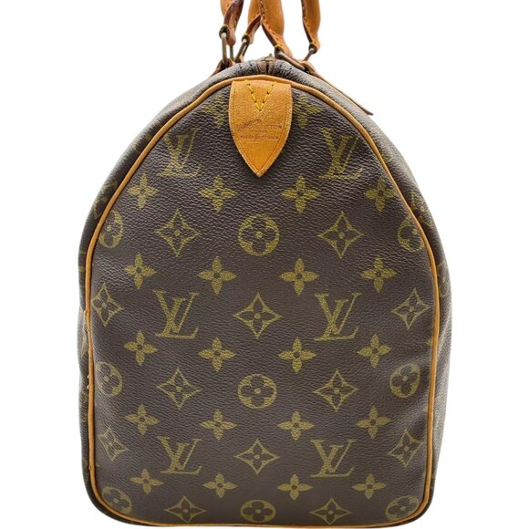 076513BT (X6) Louis Vuitton Satchel Bag Speedy 40 Brown Monogram - Picture 6 of 13